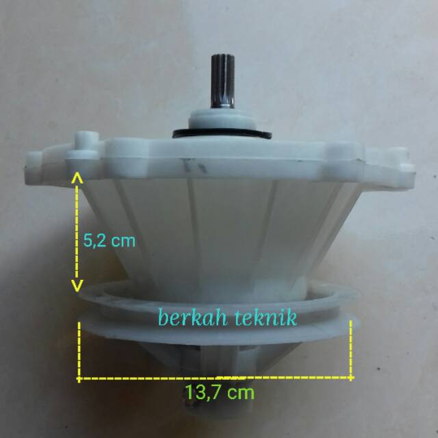 GEAR BOX MESIN CUCI LG 2 TABUNG