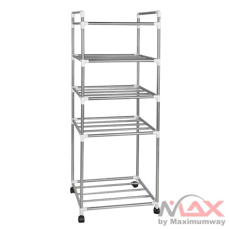 POLBEST Rak Tingkat Dapur Kitchen Storage Rack 5 Layer - 50801 Warna Silver