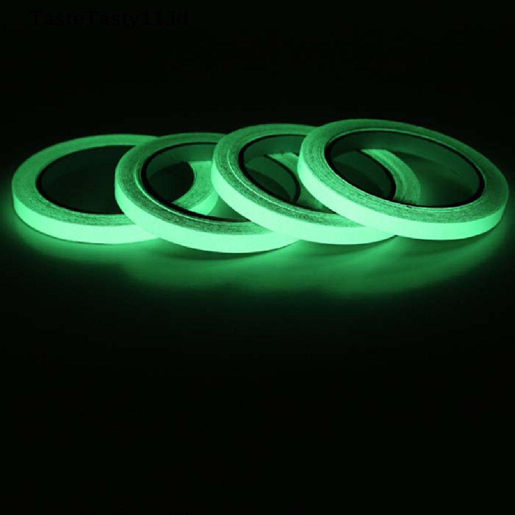 Tape Perekat Luminous Glow In The Dark Ukuran 1M Untuk Keamanan Rumah