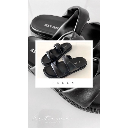 Sandal slip on wanita | HELEN by estimo.look | sandal wanita sandal cewek