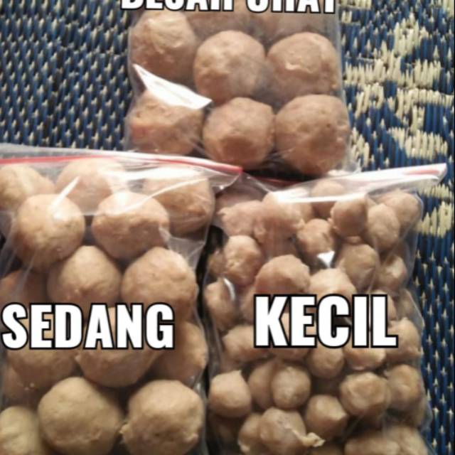 

Bakso sehat kecil enak home made
