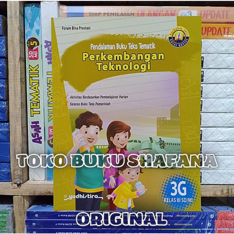 EDISI REVISI !!! PAKET PBT KELAS 3 SD 3E 3F 3G 3H YUDHISTIRA K13 - PENDALAMAN BUKU TEKS TEMATIK