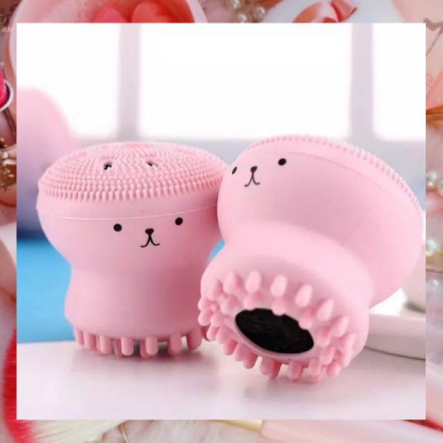 Octopus Facial Brush Cleaner Silicone Waterproof Skin Care Spa Massager Beauty / pembersih wajah