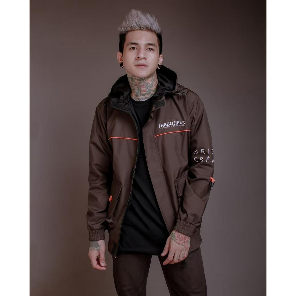 Jaket Kamsay The Bojiel Brown Jaket Casual The Bojiel Jaket Outdoor The Bojiel