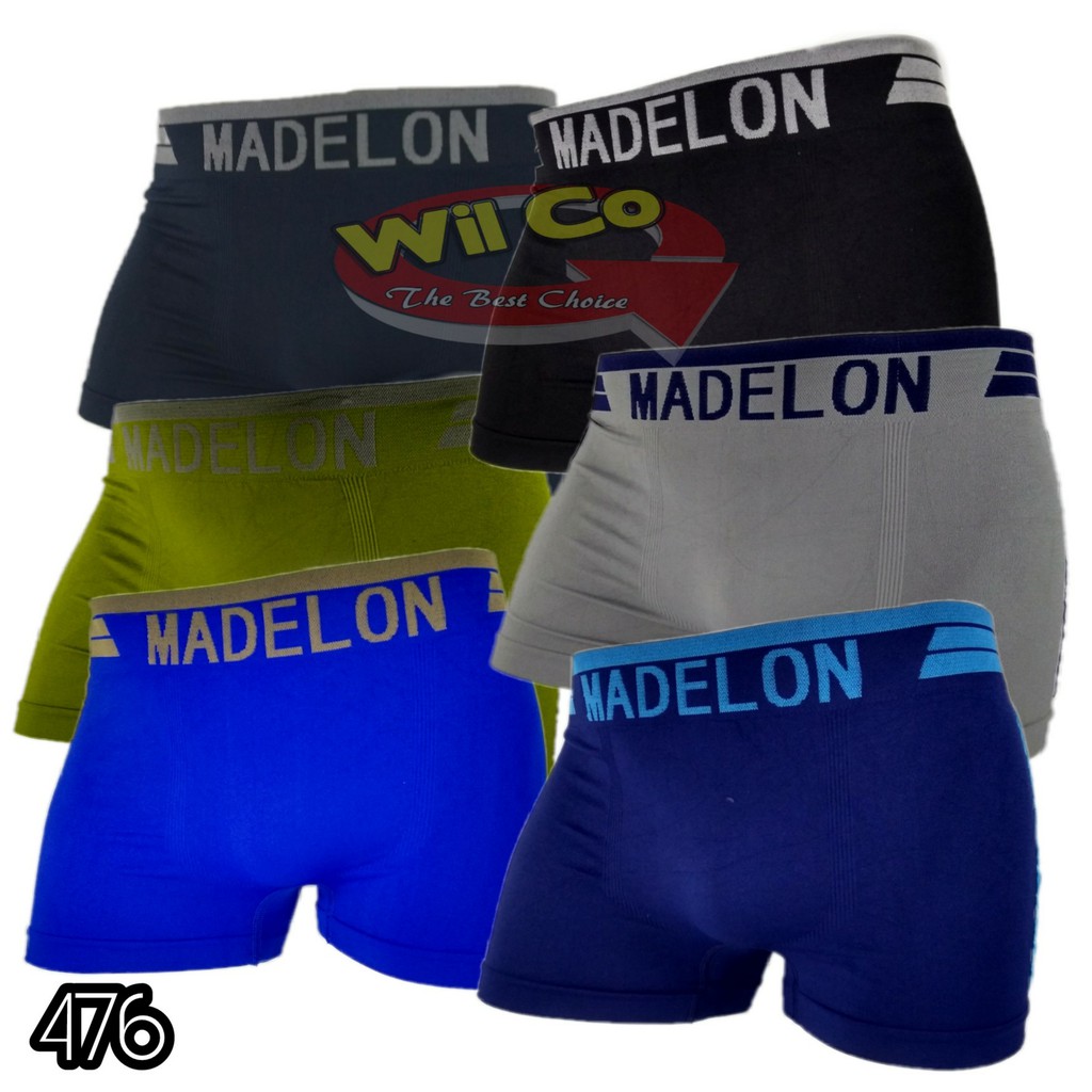 K476 - CELANA DALAM BOXER PRIA MADELON ART 8898 SIZE (M-L) - (XL-XXL) HARGA PER 1 PCS