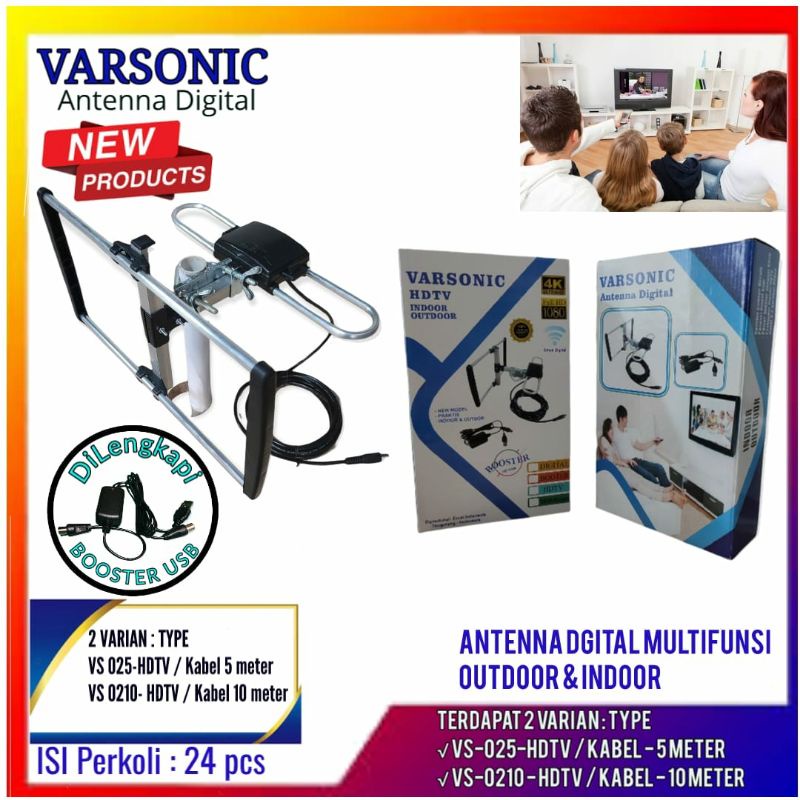 ANTENA DIGITAL VARSONIC INDOOR OUTDOOR  VS-0210 HDTV