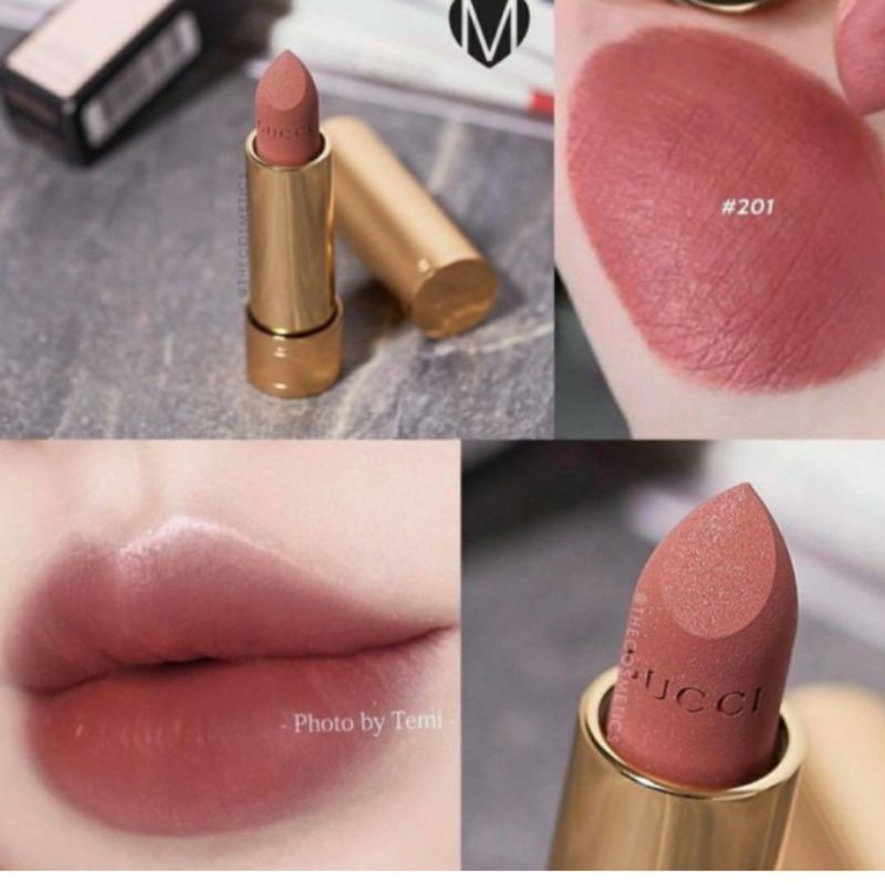 gucci matte lipstick 201