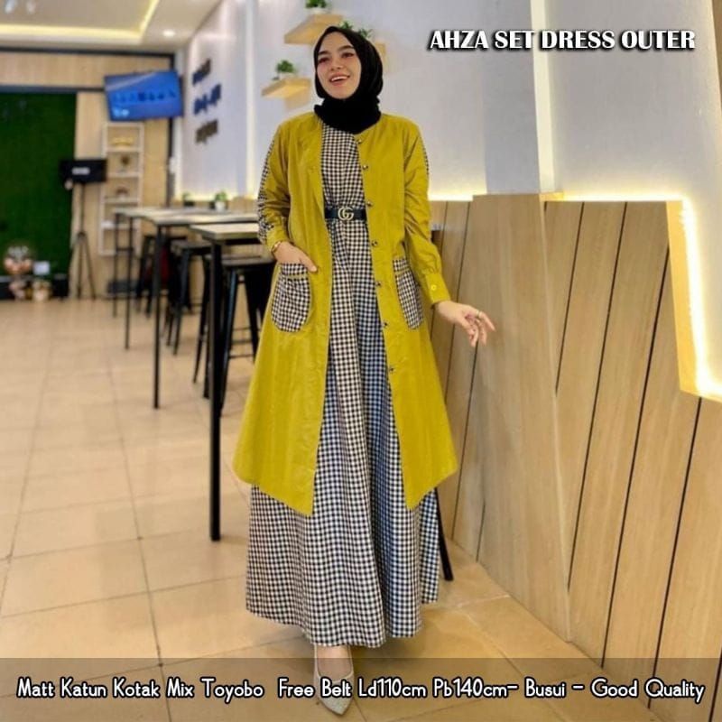 Ahza set dress outer