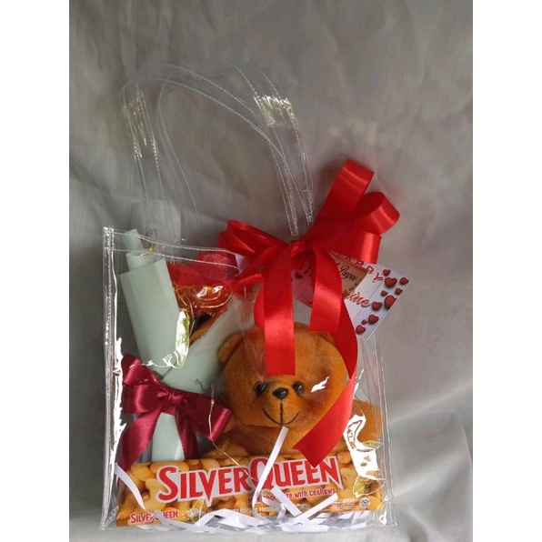 

Goodie Bag Ultah Mika Tebal Transparan / Tas Souvenir Ulang Tahun / Bingkisan Syukuran Hajatan / Hampers Aesthetic Mika Bening Transparant