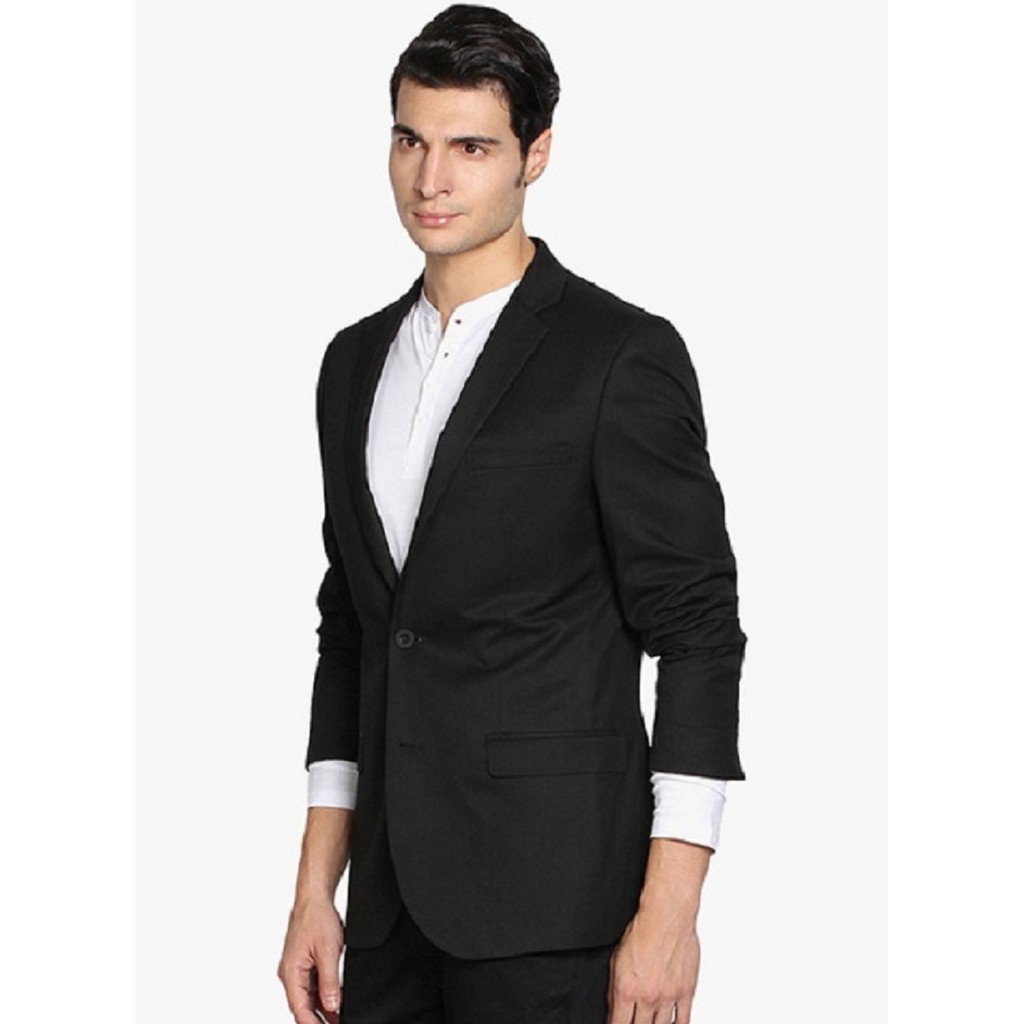 JAS RESMI SEMI FORMAL SLIMFIT BLACK SOLID HIGH TWIST KEREN ORIGINAL NIKAYU HIGH TWIST PREMIUM