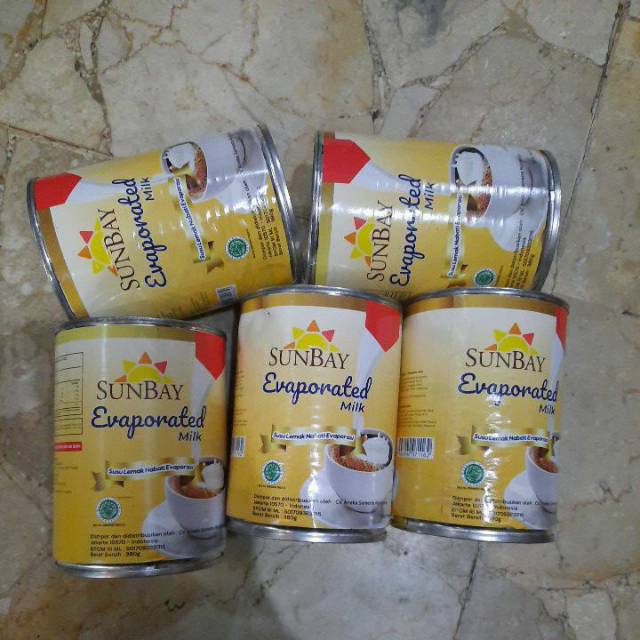 

Sunbay Evaporated milk 380g / Sunbay susu evaporasi 380g / Susu evaporasi / Sunbay Milk