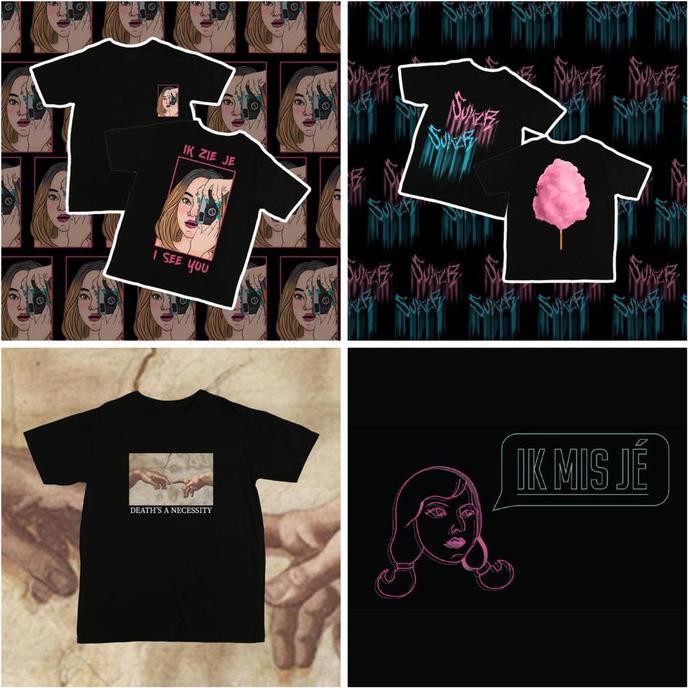 99M- Paket Bundling 3 Baju Ik Mis Je By Maartje Plus Pesan Dari Marsya - 3 Model Berbeda