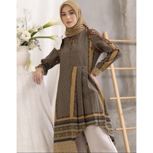 Preloved rumaisha tunik heaven lights x kamiidea size L