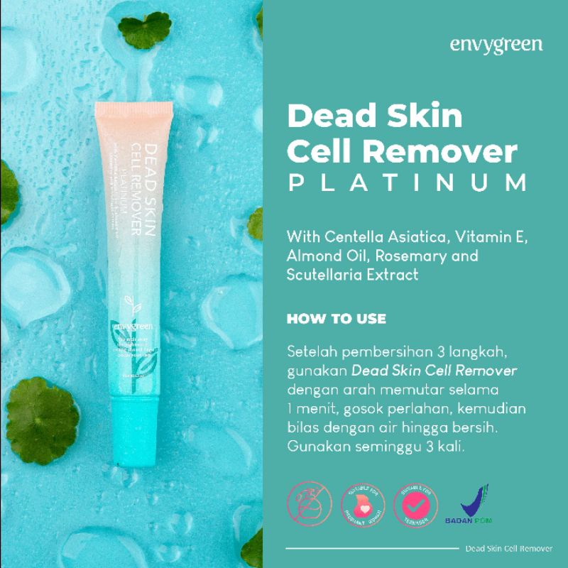 Envygreen Dead Skin Cell Remover Platinum 15ml BPOM