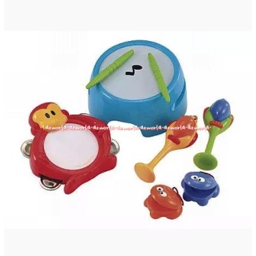 ELC Jungle Beats Imaginative Play Mainan Alat Music Untuk Bayi 12-36Bulan Percussion Set Exciting Musical Toy for Baby Perkusi