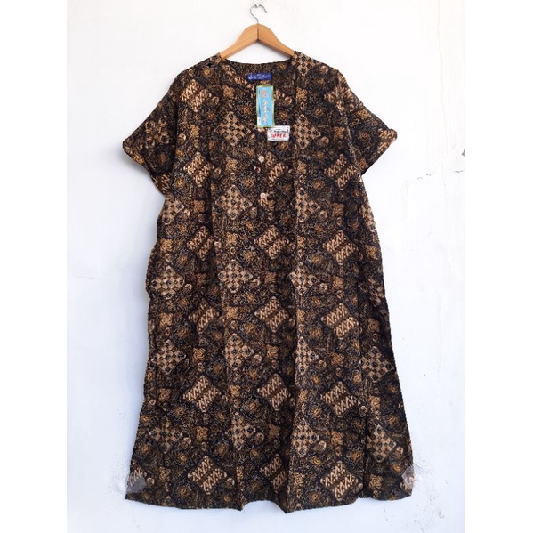 Daster Kencana Ungu Lebel Biru