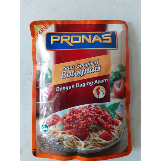 

Pronas Saos Spagheti Bolohnais Daging Ayam 175 gr