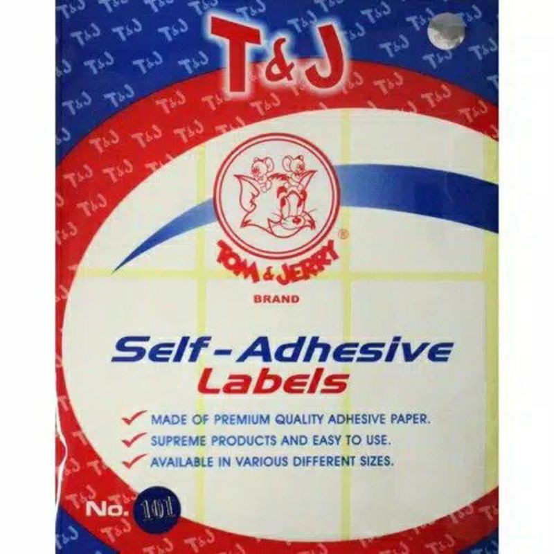 

Tom and jerry label 101 T&j labels no. 101 self-adhesive 1Pack saja