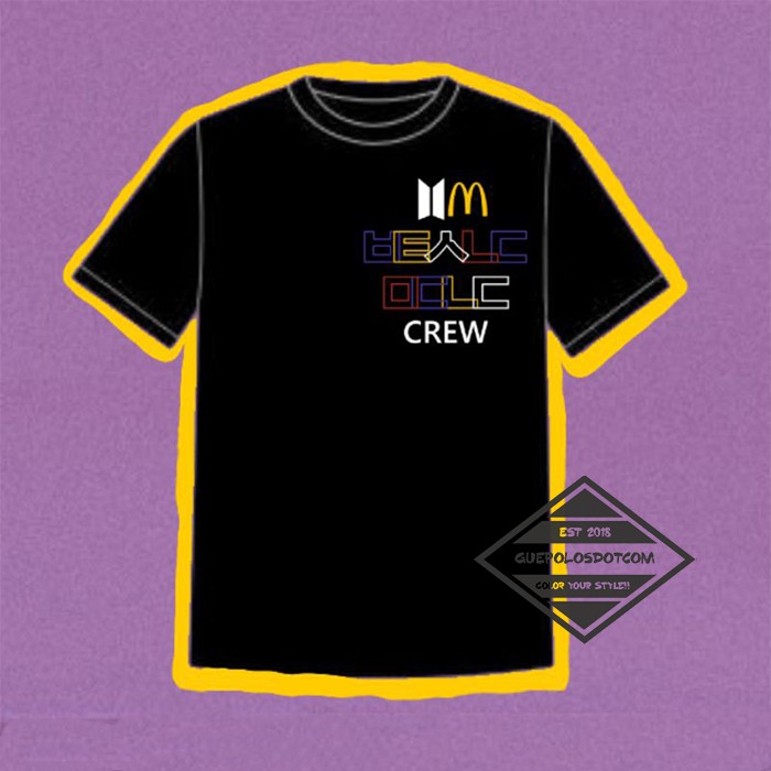 T-shirt MCD x BTS crew - BAOS BTS ARMY