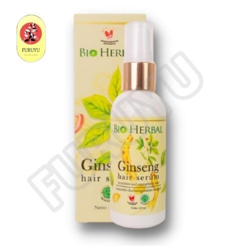 Bio Herbal Hair Serum Rambut dengan Bahan Alami Melembabkan &amp; Melembutkan Rambut 60 ML BPOM ORIGINAL