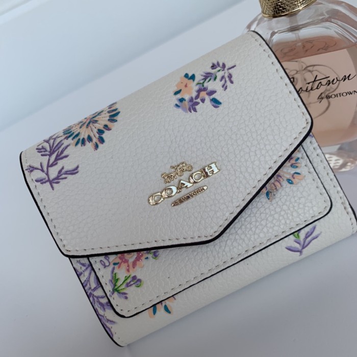 Coach Small Wallet With Wildflower Print