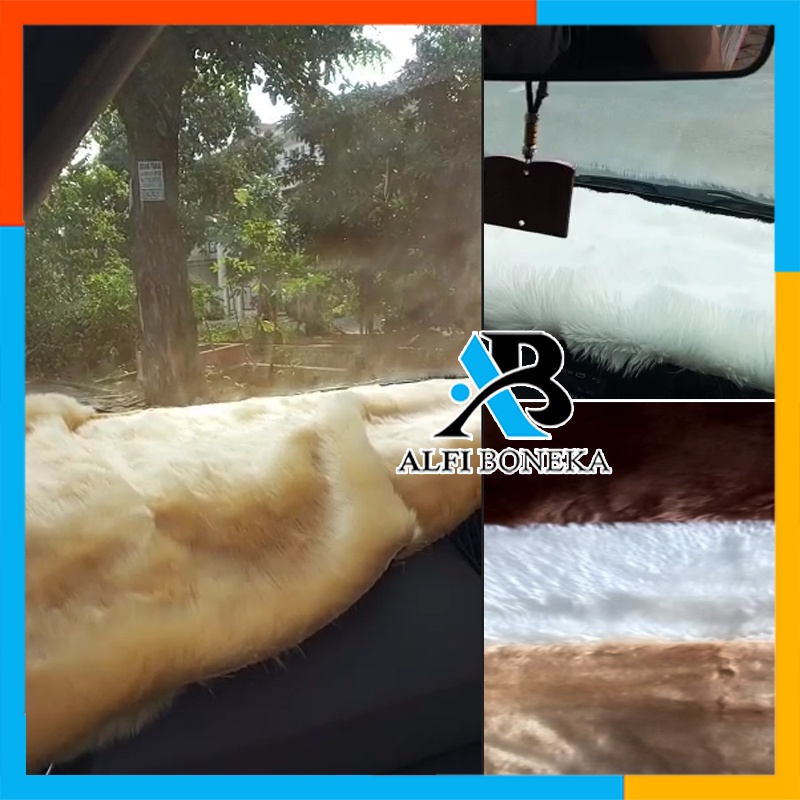 Alas Karpet Dashboard Bisa Semua Mobil Bahan Bulu Rasfur Lembut Uk 150x50cm / Cover Dashboard Mobil / Karpet Dashboard Mobil