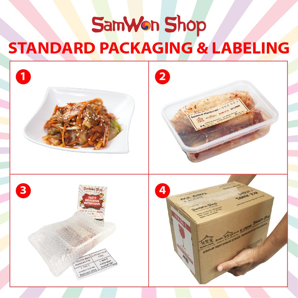 

Terlaris! SAMWON KIMCHI MIX SAWI WORTEL LOBAK FRESH 1 KG - FRESHLY MADE KOREAN FOOD MAKANAN KOREA
