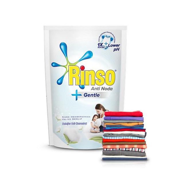 GROSIR Rinso Gentle Deterjen Cair 700ml Twin Pack