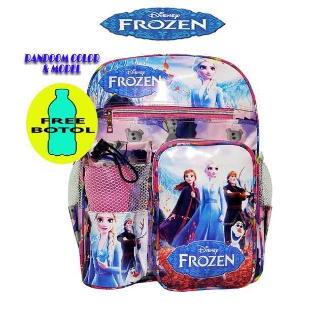 Tas Ransel anak Peremuan Sekolah TK/SD karakter ELSA FROZEN free botol !!!