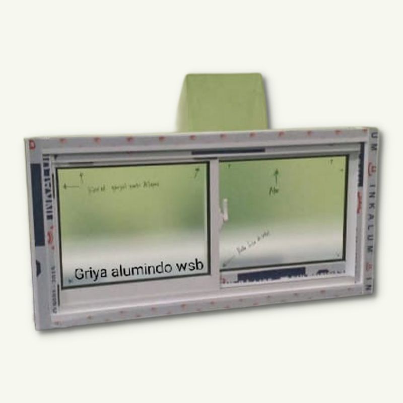 jendela aluminium sliding ukuran 40×120