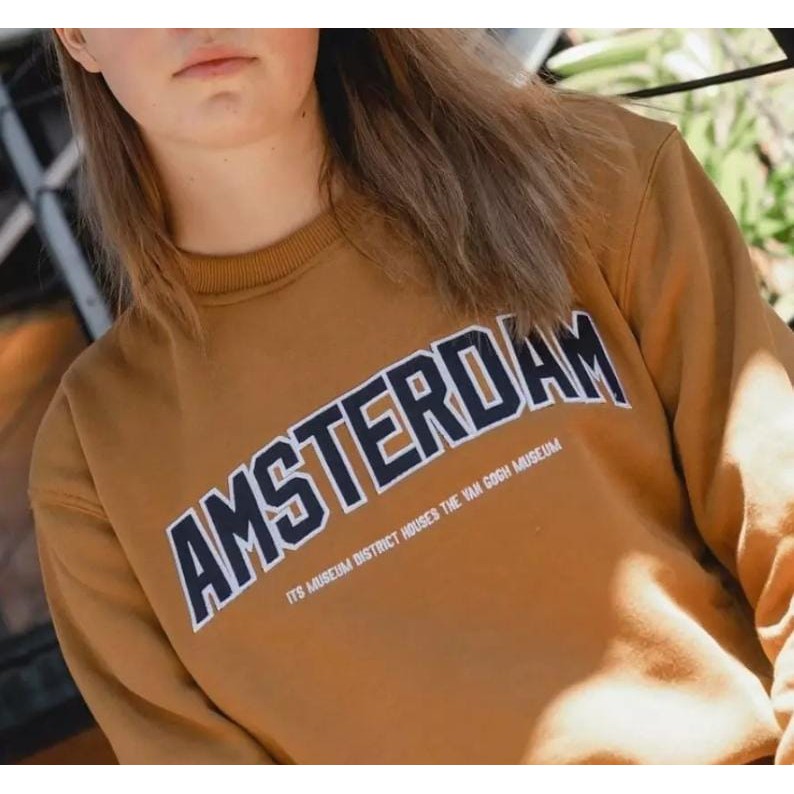 AMSTERDAM SWEATER UNISEX - ATASAN KEREN PREMIUM