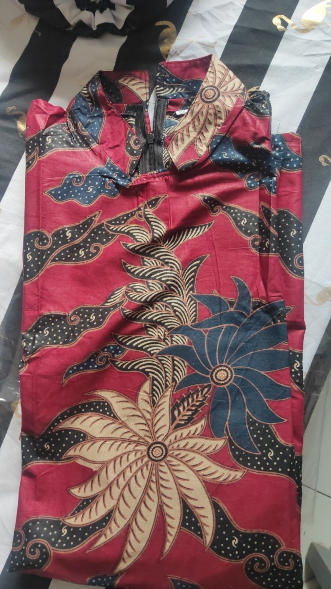 #cod | Tunik Batik Modern Banyu Mili Ijo M - Jumbo