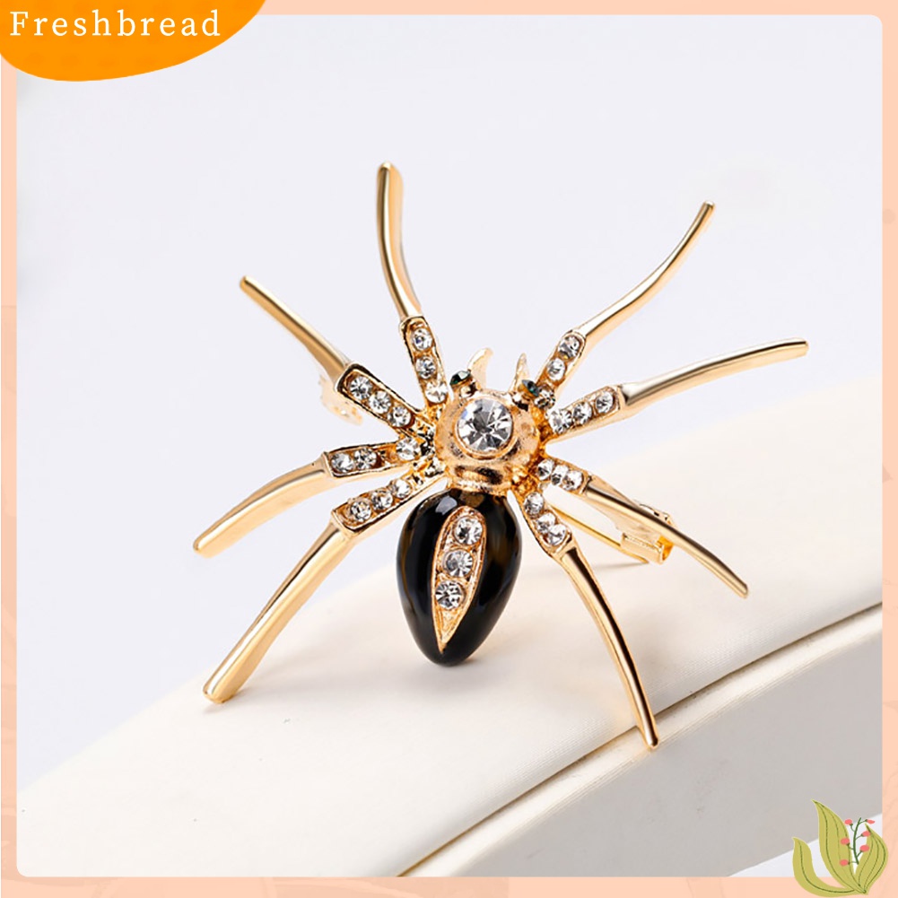 [ TERLARIS]Fashion Spider Gift Women Collar Brooch Pin Clip Scarf Wedding Party Jewelry