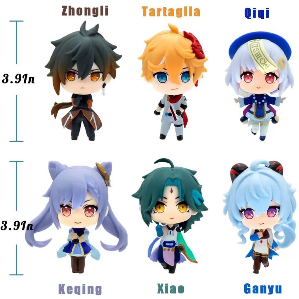 Game Genshin Impact figure Capsule Collection Figure Gashapon Gacha Mini figure Fan-made products