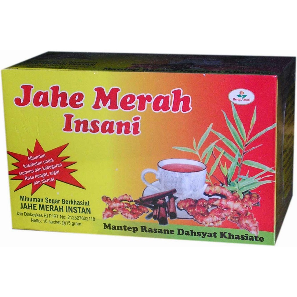 

Jahe Merah Herbal Insani ( 10 Sachet )