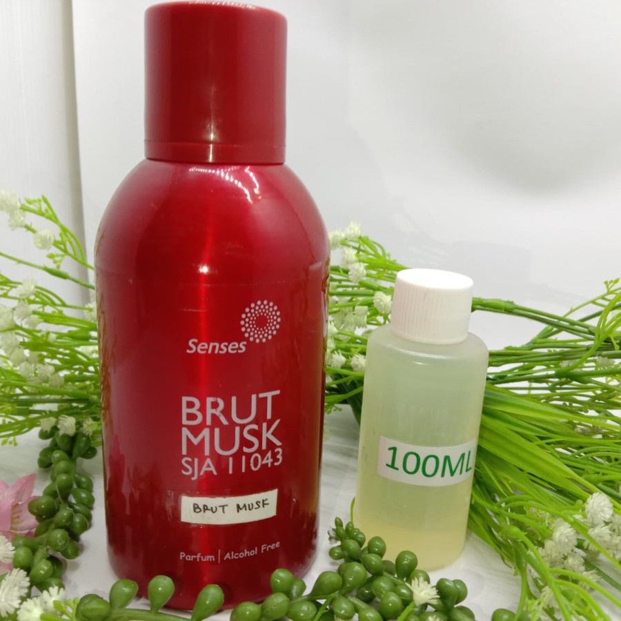 Bibit parfum murni 100ml brut musk Senses