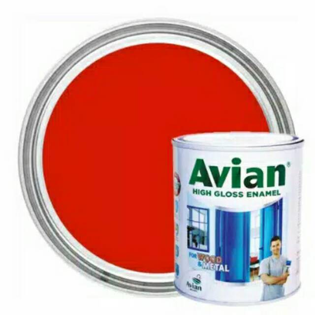 avian merah 50 cc cat kayu dan besi