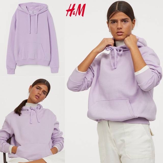 lavender hoodie h&m