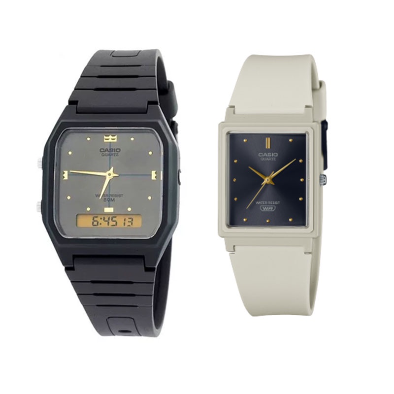 JAM TANGAN COUPLE ORIGINAL RS AW 48HE 8A WITH MQ 38UC 8ADF COUPLE MQ-38UC-8ADF AW-48HE-8A