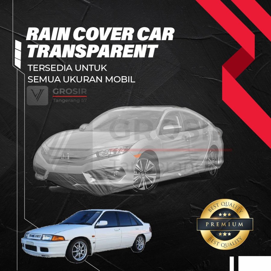 SARUNG TRANSPARAN FORD LASER / BODY COVER FORD LASER