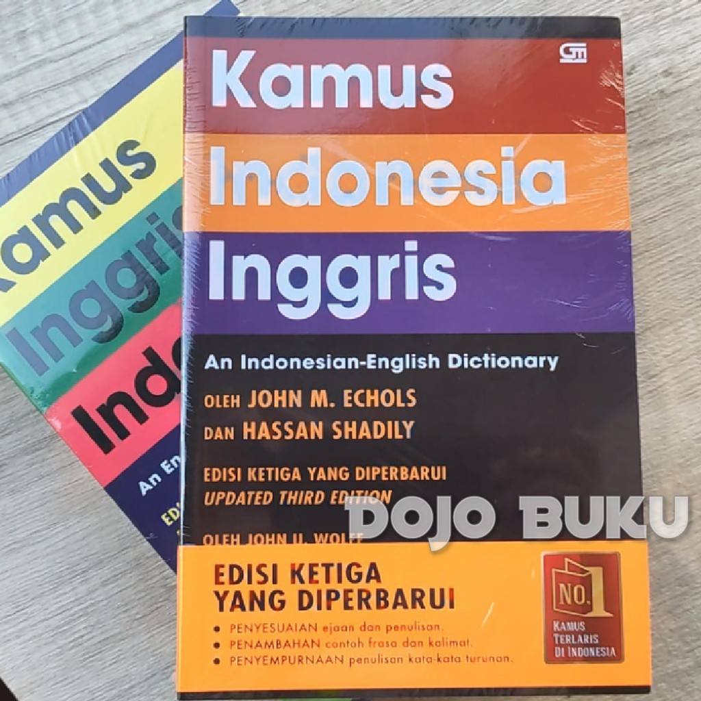 Kamus Indonesia Inggris - Inggris Indonesia SC ( John M Echols dan Hassan Shadily ) SOFTCOVER