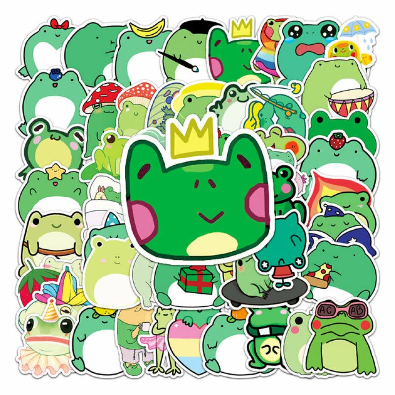 

Stiker Katak Pack Style 260203- Stiker Aesthetic Keren Imut Laptop, Aksesoris Hp, Anti Air, Motif, Helm, Tumbler, Koper, Kulkas