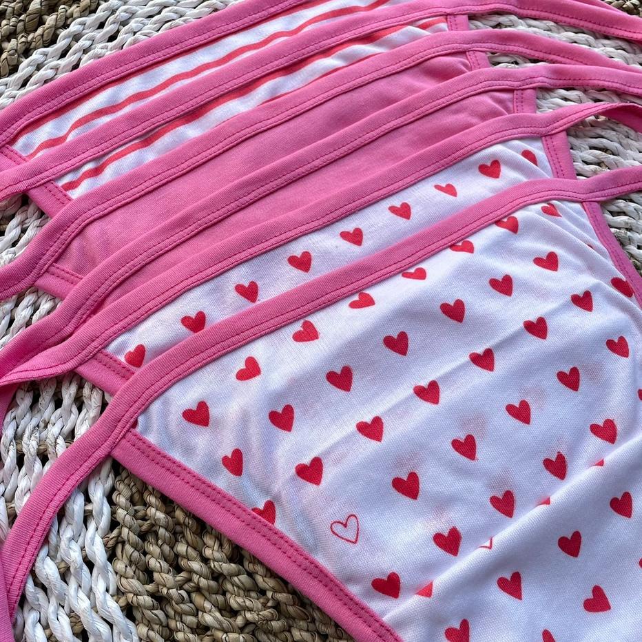 Langsung Atc 6 Pcs Popok Bayi Baru Lahir PINK Popok Cuci Bayi Popok Kain Sambung Bayi Baru Lahir Asy