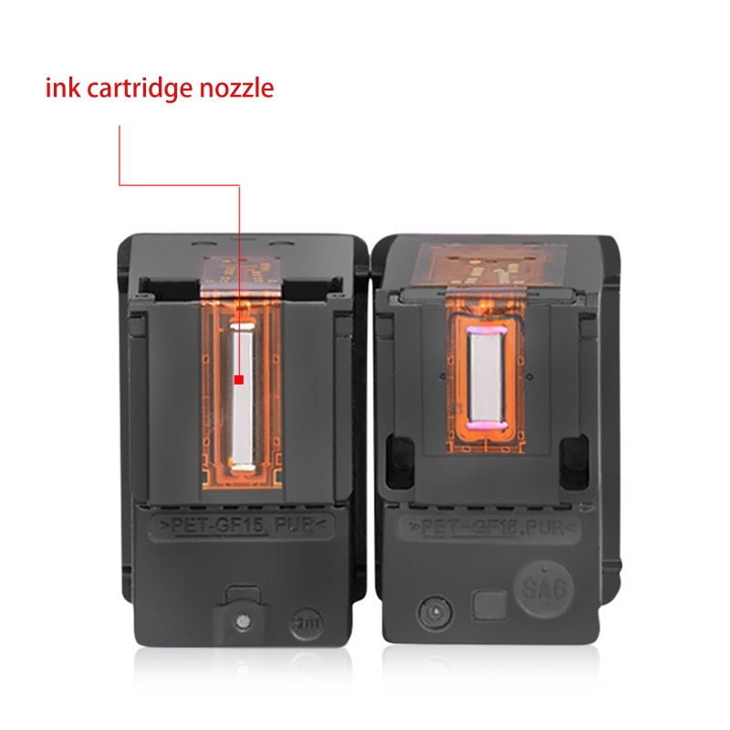 Cartridge Tinta btsg Remanufactured 652XL Warna Hitam, Tri-Color Pengganti HP 652XL Paket Untuk HP Deskjet 1118 2135 21