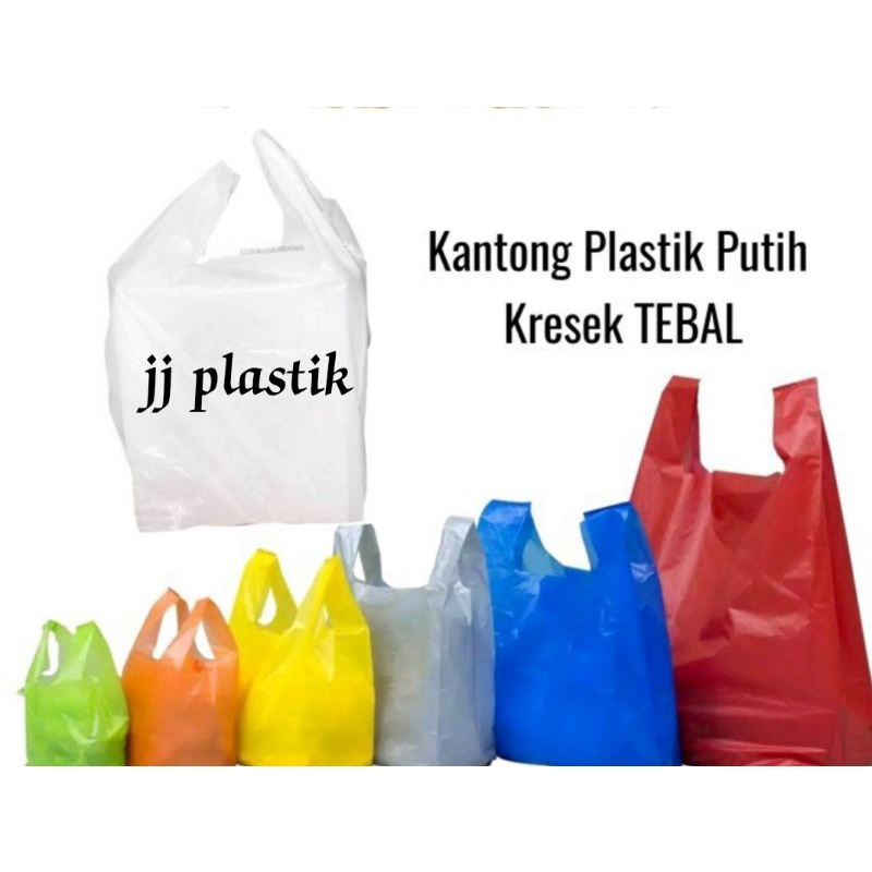 Kantong plastik putih susu tebal HD24 24x40cm kiloan 500gram kresek