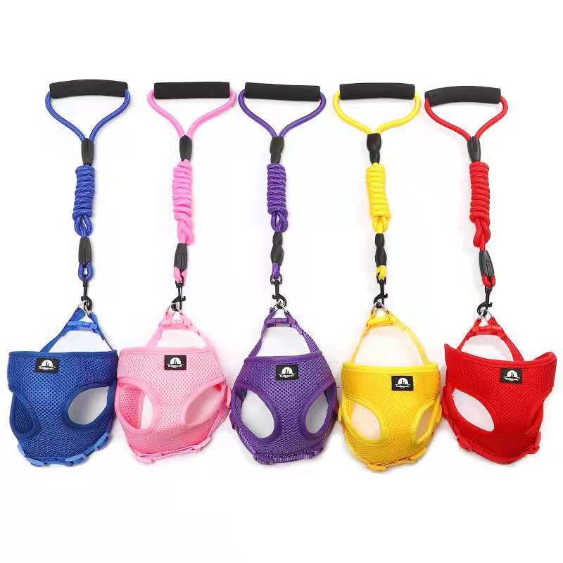 Pet Harness Dog Cat Tebal / Rompi Anjing Kucing 1 Set + Tali – Warna