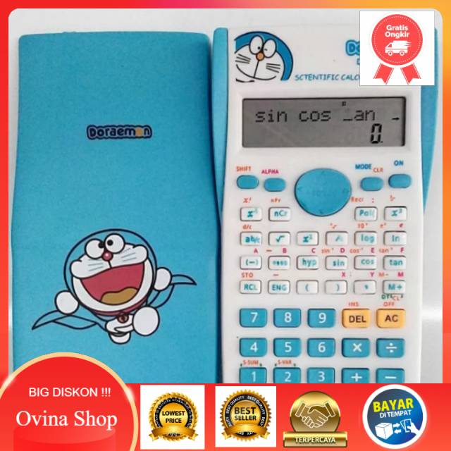 

TERLARIS Kalkulator Scientific Doraemon fx 350 Ms . Kalkulator Doraemon . Scientific Kalkulator