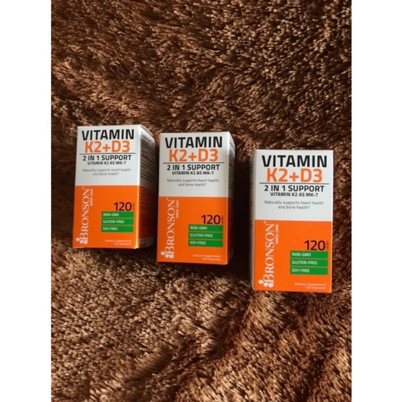 Bronson vitamin K2 vit K2 vitamin D3 vit D3 5000iu 5000iu  Mk7