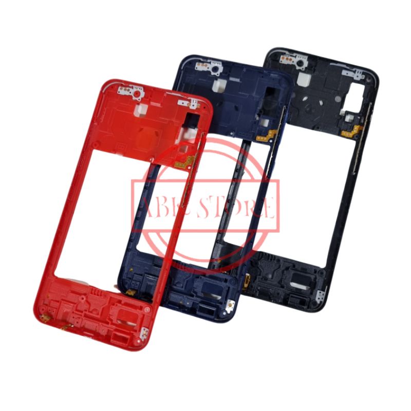 MIDDLE FRAME - TULANG TENGAH BAZEL - RANGKA TUTUP MESIN SAMSUNG GALAXY A20 SM-A205F BEZEL