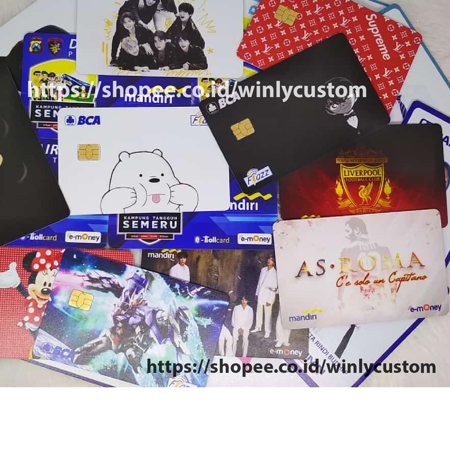 Best KARTU EMONEY ETOLL ANIME KARTUN WE BARE BEARS E MONEY MANDIRI FLAZZ BCA GEN 2 BNI TAPCASH BRIZZ
